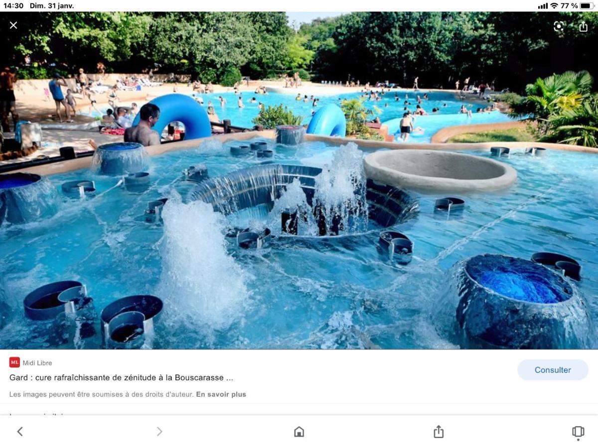 Appartement 3 Min A Pied Du Centre D'Uzes Parking Piscine Exterior photo