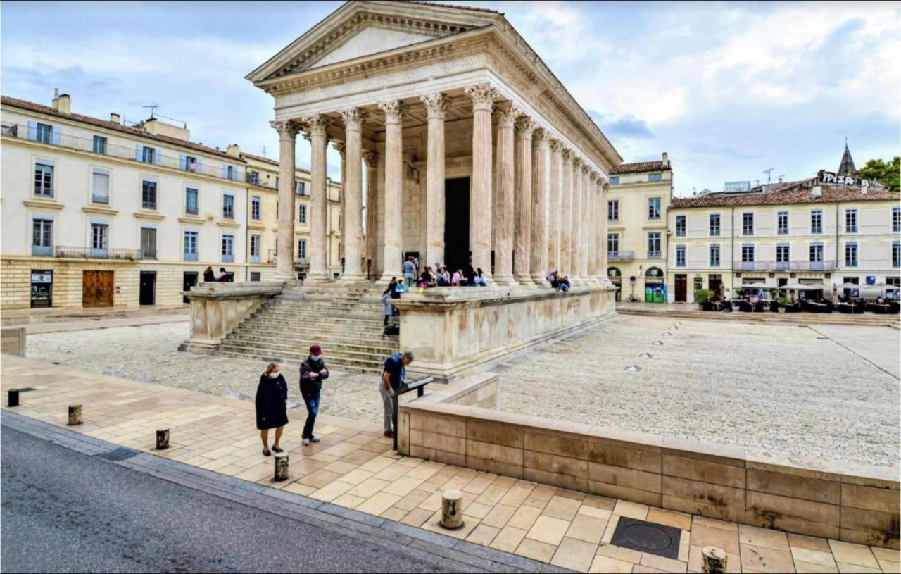 Appartement 3 Min A Pied Du Centre D'Uzes Parking Piscine Exterior photo